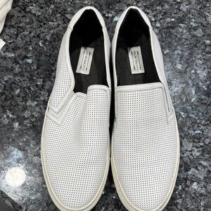 White Slip-On Men's Leather URI Minkoff Shoes New